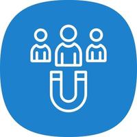 Lead Generation Vector Icon Design