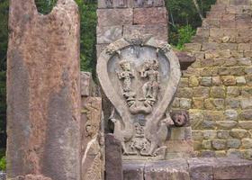 sukuh temple or candi sukuh, reliefs at sukuh temple.Ancient erotic Candi Sukuh-Hindu Temple on central Java, Indonesia. the temple is Javanese Hindu temple located mount lawu photo