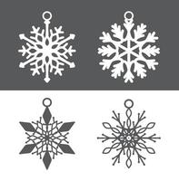 christmas decoration ornaments elements vector design