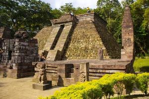 sukuh temple or candi sukuh, reliefs at sukuh temple.Ancient erotic Candi Sukuh-Hindu Temple on central Java, Indonesia. the temple is Javanese Hindu temple located mount lawu photo