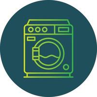 Washing Machine Creative Icon Design vector