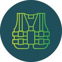 High Visibility Vest Creative Icon Design vector