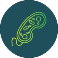 diseño de icono creativo de bacterias vector