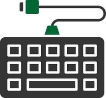 diseño de icono creativo de teclado vector