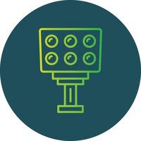 Light Creative Icon Design vector