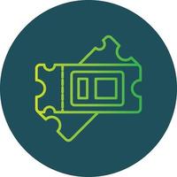 Ticket Creative Icon Design vector