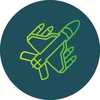 diseño de icono creativo de avión vector