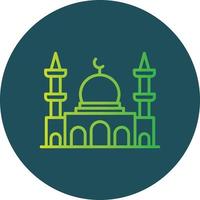 Mosque Creative Icon Design vector