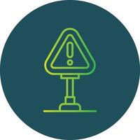 Traffic Sign Creative Icon Design vector