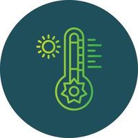 Hot Temperature Creative Icon Design vector