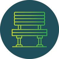 Bench Creative Icon Design vector