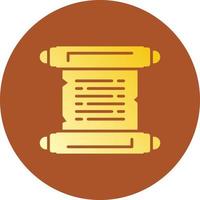 Scroll Creative Icon Design vector