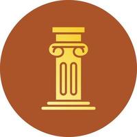 Pillar Creative Icon Design vector