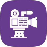 Video Camera Creative Icon Design vector