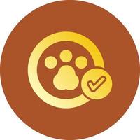 Pet Friendly Creative Icon Design vector