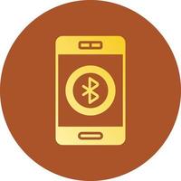 Bluetooth Creative Icon Design vector