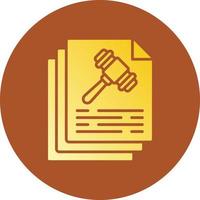 Law Creative Icon Design vector