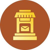 Postbox Creative Icon Design vector