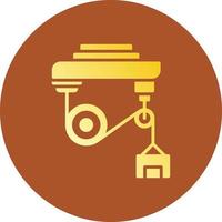 Pulley Creative Icon Design vector