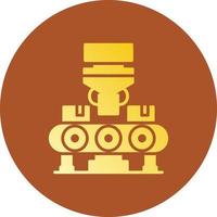 Conveyor Belt Creative Icon Design vector