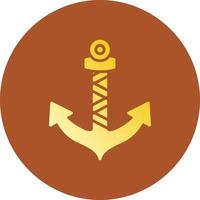 Anchor Creative Icon Design vector