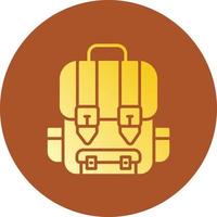 Backpack Creative Icon Design vector