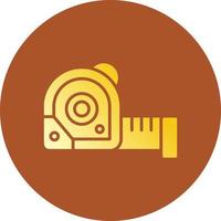 Measure Tape Creative Icon Design vector