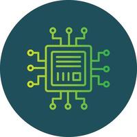 Microchip Creative Icon Design vector