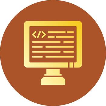 Code Creative Icon Design vector