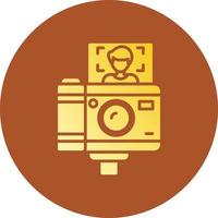 Vlogger Creative Icon Design vector