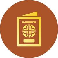 Passport Creative Icon Design vector