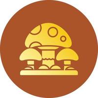 Mushroom Creative Icon Design vector