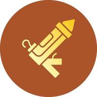 Caulk Gun Creative Icon Design vector