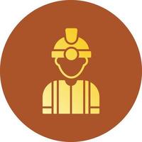 Worker Creative Icon Design vector