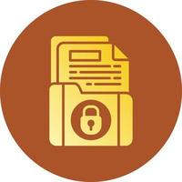 Confidential Creative Icon Design vector