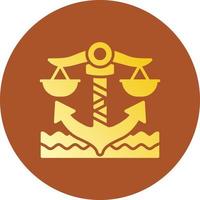 Law Creative Icon Design vector