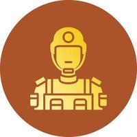 Soldier Creative Icon Design vector