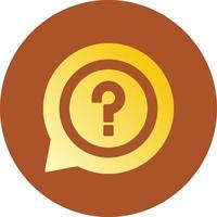 Question Creative Icon Design vector