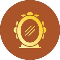 Magic Mirror Creative Icon Design vector