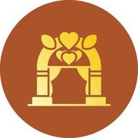 Wedding Arch Creative Icon Design vector