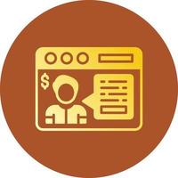 Backer Creative Icon Design vector