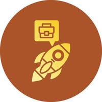 Rocket Creative Icon Design vector
