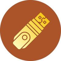 Usb Flash Drive Creative Icon Design vector