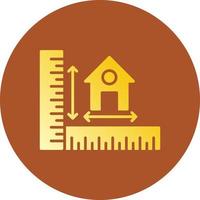 Measure Creative Icon Design vector