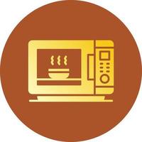 Microwave Creative Icon Design vector