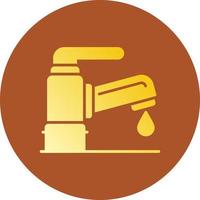 Tap Water Creative Icon Design vector