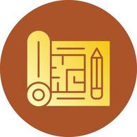 Floor Plan Creative Icon Design vector