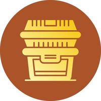 Food Container Creative Icon Design vector