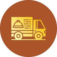 Delivery Van Creative Icon Design vector