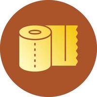 Tissue Roll Creative Icon Design vector